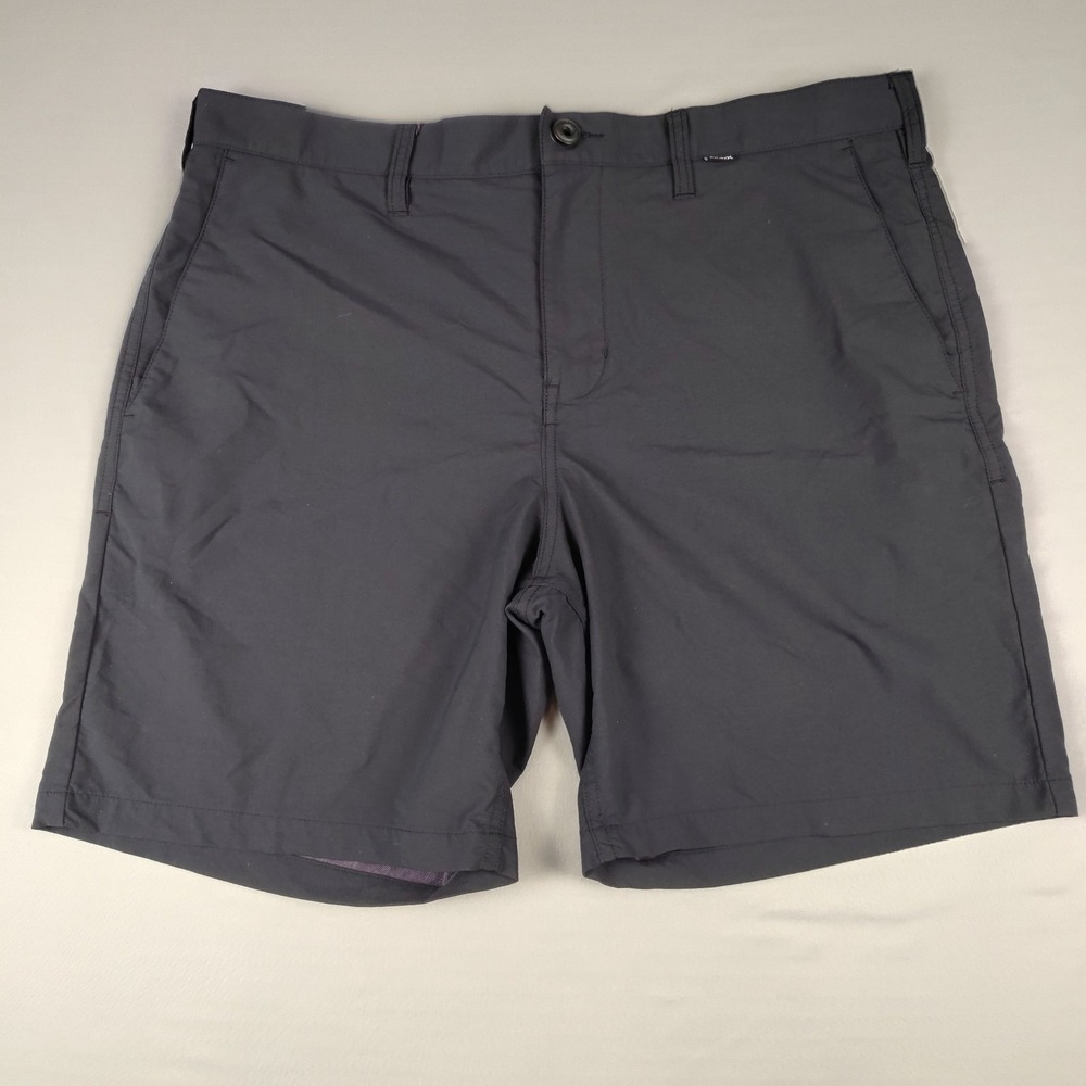 Hurley Nike Dri-FIT Mens 36 Black Stretch Performance Golf Shorts Chino Travel